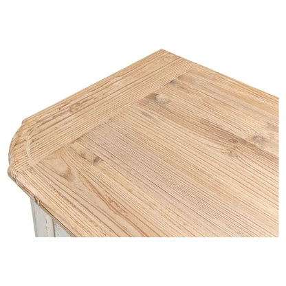 Antique Whitewash Sideboard 4 Door - LOOMLAN - Sarreid - Sideboards