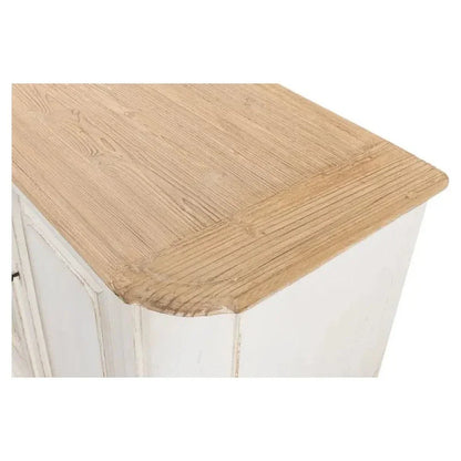 Antique Whitewash Extra Wide Sideboard 6 Door - LOOMLAN - Sarreid - Sideboards