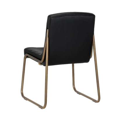 Anton Leather Armless Dining Chair - LOOMLAN - SUNPAN - Dining Chairs