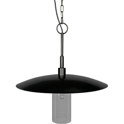 Anton Pendant, Metal with Aged Brass Finish - LOOMLAN - Noir - Pendants