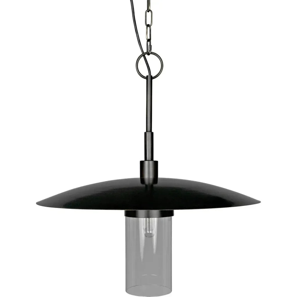 Anton Pendant, Metal with Aged Brass Finish - LOOMLAN - Noir - Pendants