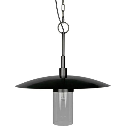Anton Pendant, Metal with Aged Brass Finish - LOOMLAN - Noir - Pendants