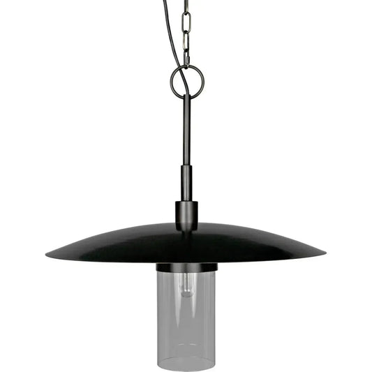 Anton Pendant, Metal with Aged Brass Finish - LOOMLAN - Noir - Pendants