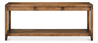 Anton Wooden Rectangular Console Table - LOOMLAN - Sarreid - Console Tables