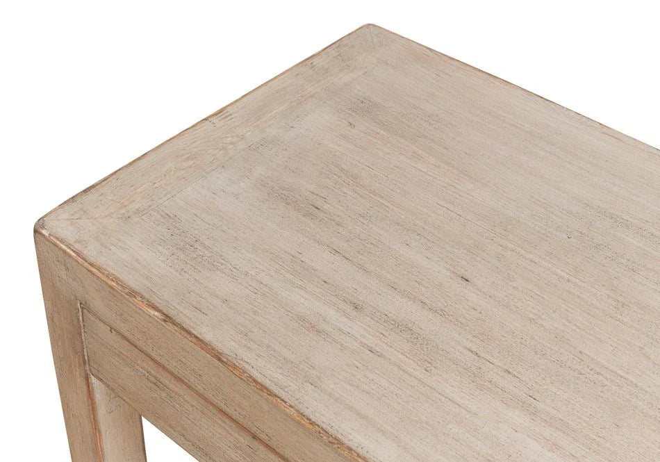 Anton Wooden Rectangular Console Table - LOOMLAN - Sarreid - Console Tables