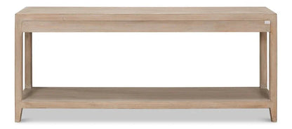 Anton Wooden Rectangular Console Table - LOOMLAN - Sarreid - Console Tables