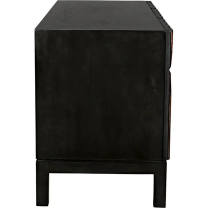 Anubis Black 3 Door Sideboard - LOOMLAN - Noir - Sideboards