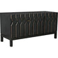 Anubis Black 3 Door Sideboard - LOOMLAN - Noir - Sideboards