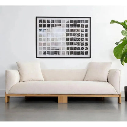 Anwa Sofa - Polo Club Muslin Solid Wood Legs - LOOMLAN - SUNPAN - Sofas & Loveseats