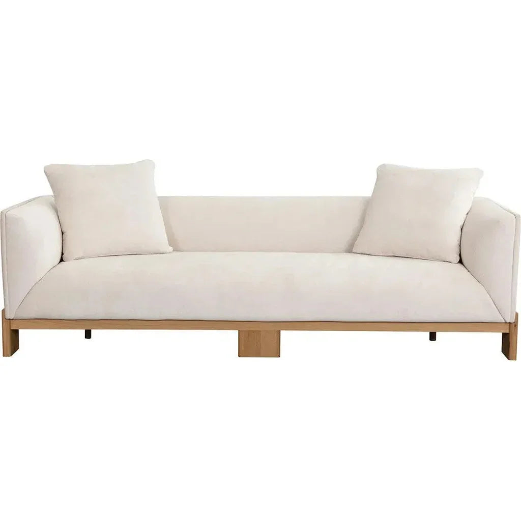 Anwa Sofa - Polo Club Muslin Solid Wood Legs - LOOMLAN - SUNPAN - Sofas & Loveseats