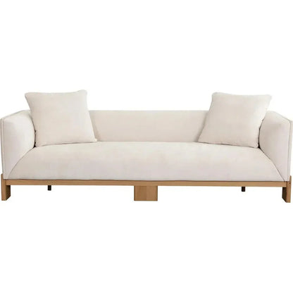 Anwa Sofa - Polo Club Muslin Solid Wood Legs - LOOMLAN - SUNPAN - Sofas & Loveseats