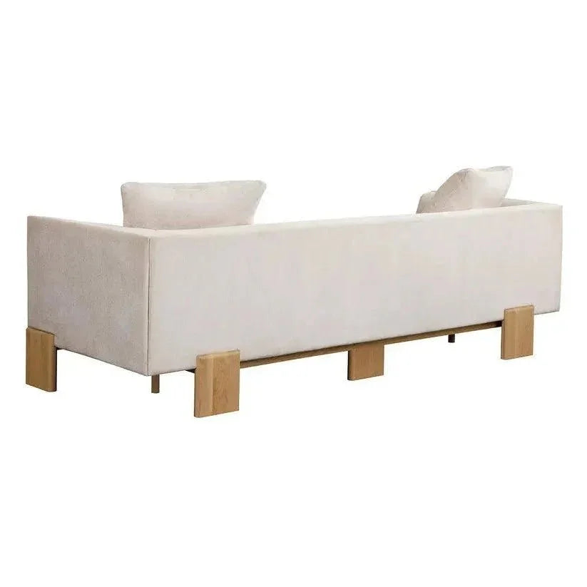 Anwa Sofa - Polo Club Muslin Solid Wood Legs - LOOMLAN - SUNPAN - Sofas & Loveseats