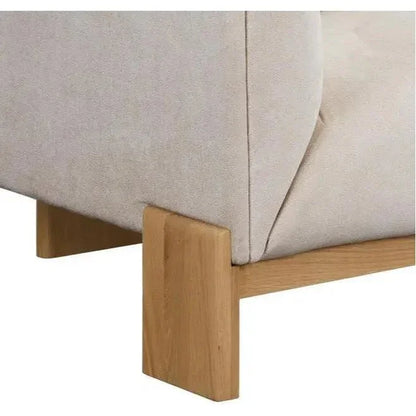 Anwa Sofa - Polo Club Muslin Solid Wood Legs - LOOMLAN - SUNPAN - Sofas & Loveseats