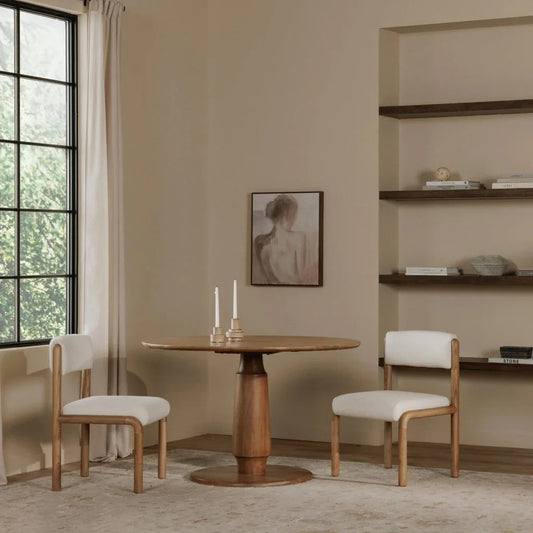 April Wooden Frame Dining Chair (Set Of 2) - LOOMLAN - Moe's Home - Dining Chairs