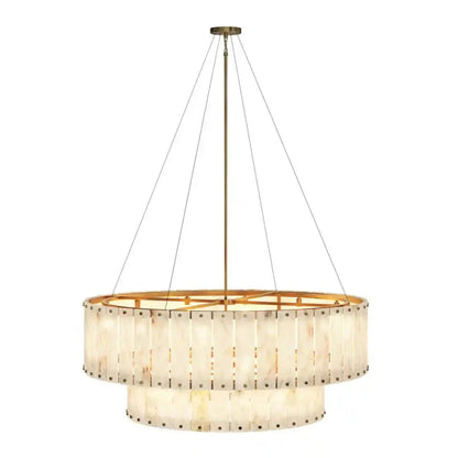 Apsara Cream Alabaster Chandelier - LOOMLAN - SUNPAN - Chandeliers