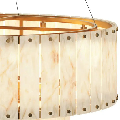 Apsara Cream Alabaster Chandelier - LOOMLAN - SUNPAN - Chandeliers