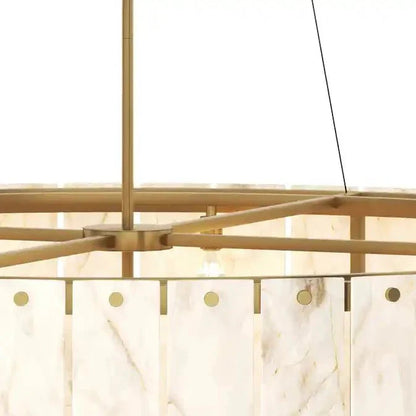 Apsara Cream Alabaster Chandelier - LOOMLAN - SUNPAN - Chandeliers