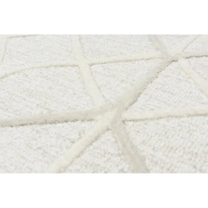 Apso Geometric Beige Living Room Rug - LOOMLAN - LOOMLAN - Area Rugs