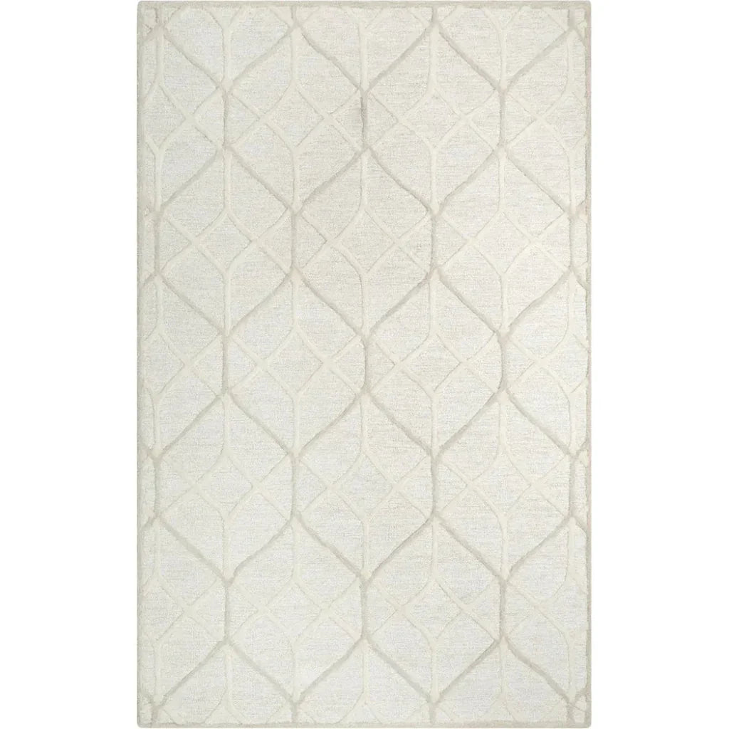 Apso Geometric Beige Living Room Rug - LOOMLAN - LOOMLAN - Area Rugs
