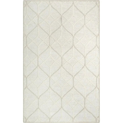 Apso Geometric Beige Living Room Rug - LOOMLAN - LOOMLAN - Area Rugs