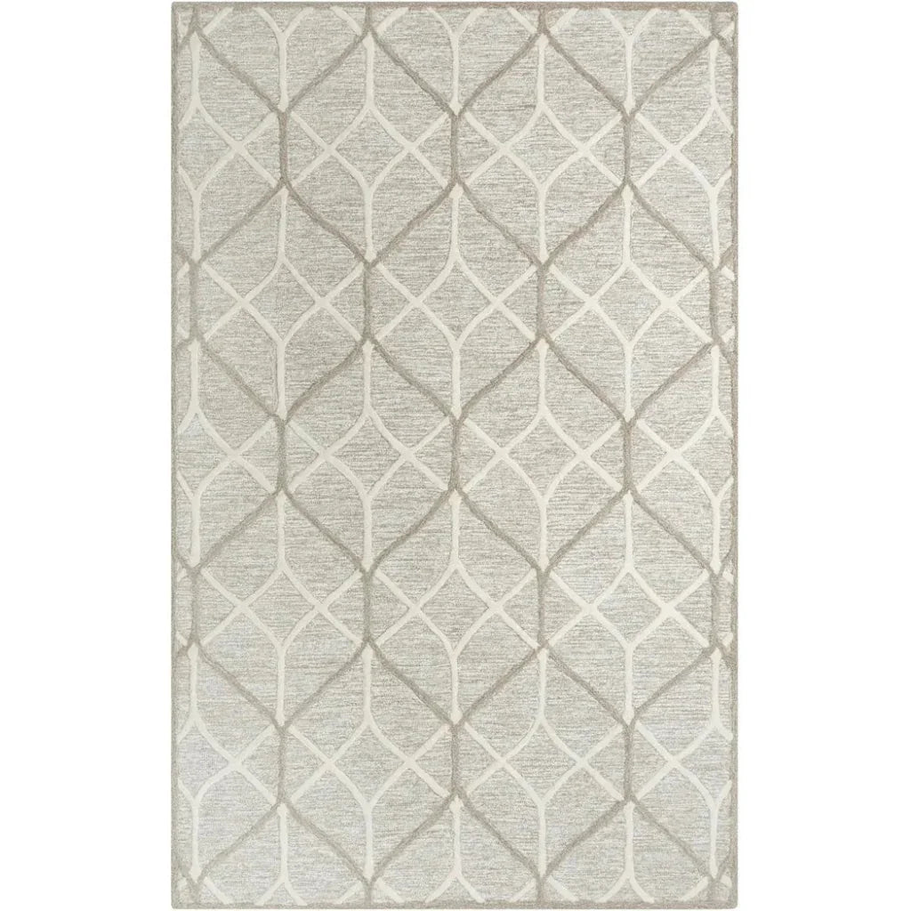 Aqsa Geometric Brown Living Room Rug - LOOMLAN - LOOMLAN - Area Rugs