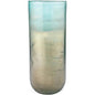 Aqua Two Tone Glass Vapor Vase 20" - LOOMLAN - Jamie Young - Vases & Jars
