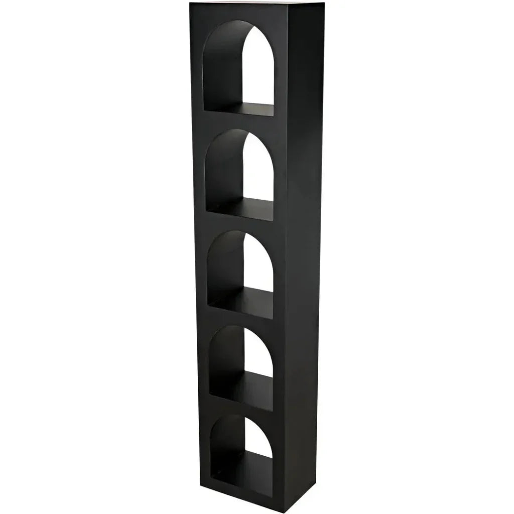 Aqueduct Black Metal Etagere-Etageres-Noir-LOOMLAN