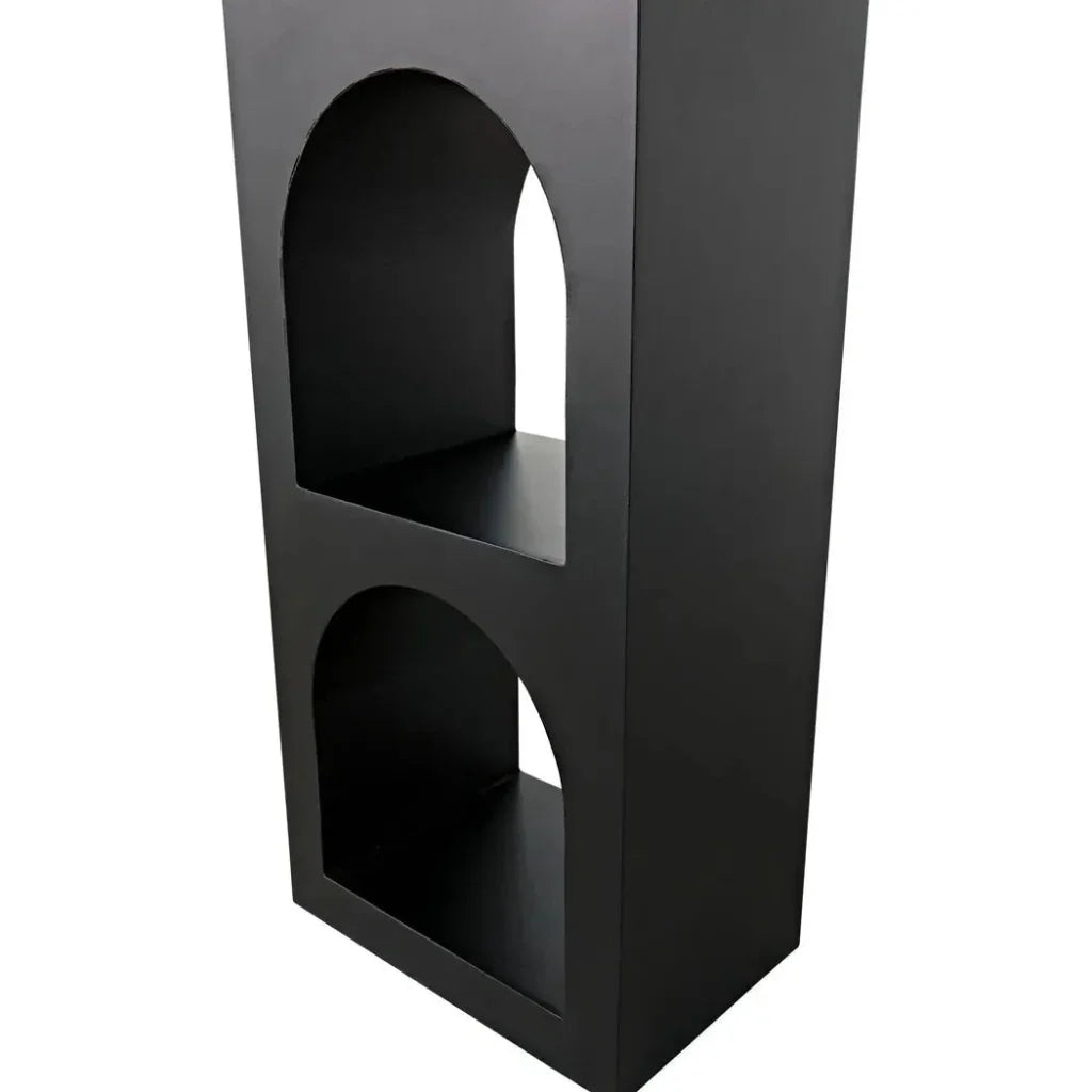Aqueduct Black Metal Etagere-Etageres-Noir-LOOMLAN