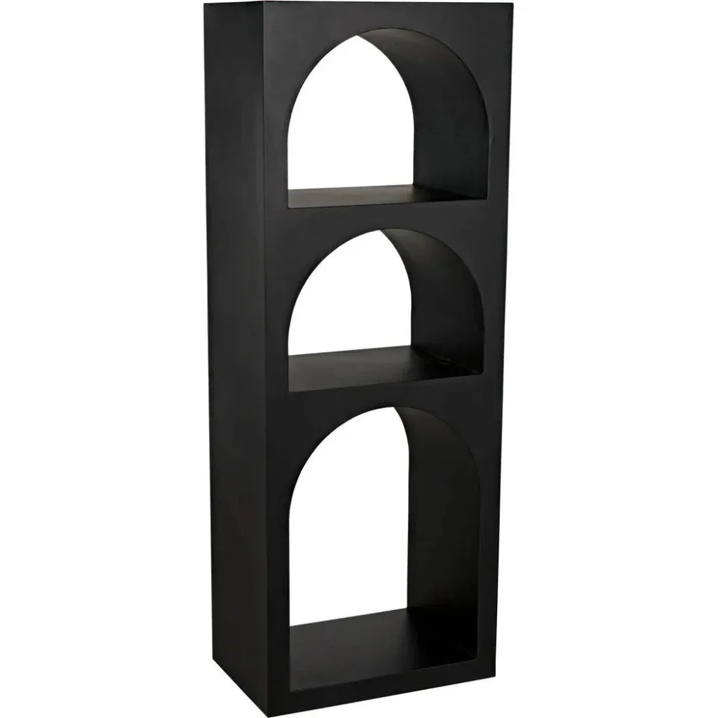 Aqueduct Black Metal Etagere-Etageres-Noir-LOOMLAN