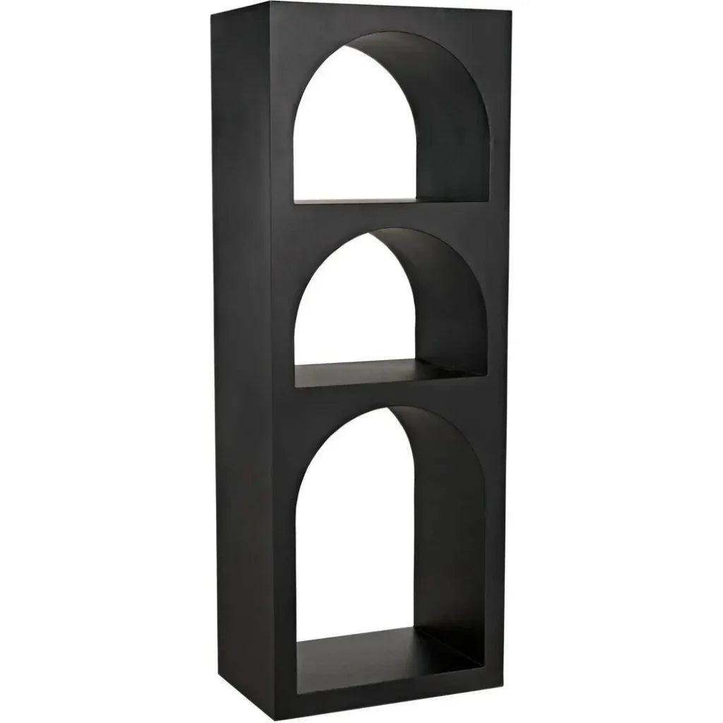 Aqueduct Black Metal Etagere-Etageres-Noir-Small-LOOMLAN