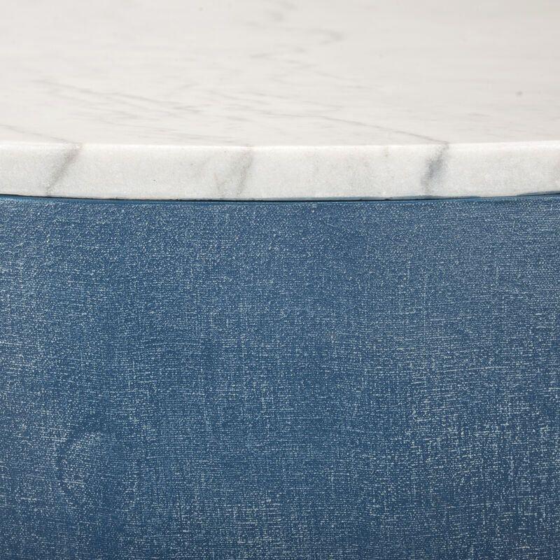 Aqueduct Marble Top Round Cocktail Table - LOOMLAN - Chelsea House - Coffee Tables