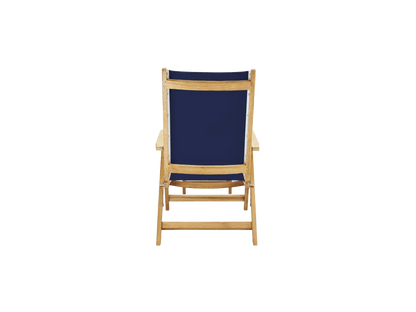 Aquitania Teak Patio Folding Lounge Deck Chair-Outdoor Lounge Chairs-HiTeak-LOOMLAN