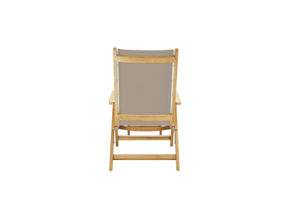 Aquitania Teak Patio Folding Lounge Deck Chair-Outdoor Lounge Chairs-HiTeak-LOOMLAN