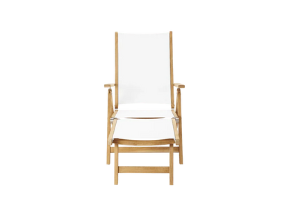 Aquitania Teak Patio Folding Lounge Deck Chair-Outdoor Lounge Chairs-HiTeak-LOOMLAN