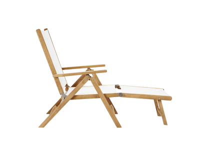 Aquitania Teak Patio Folding Lounge Deck Chair-Outdoor Lounge Chairs-HiTeak-LOOMLAN