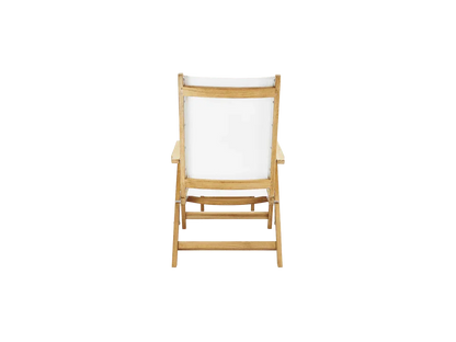 Aquitania Teak Patio Folding Lounge Deck Chair-Outdoor Lounge Chairs-HiTeak-LOOMLAN