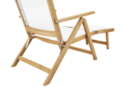 Aquitania Teak Patio Folding Lounge Deck Chair-Outdoor Lounge Chairs-HiTeak-LOOMLAN