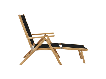 Aquitania Teak Patio Folding Lounge Deck Chair-Outdoor Lounge Chairs-HiTeak-LOOMLAN