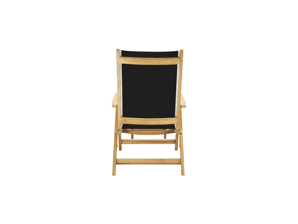 Aquitania Teak Patio Folding Lounge Deck Chair-Outdoor Lounge Chairs-HiTeak-LOOMLAN