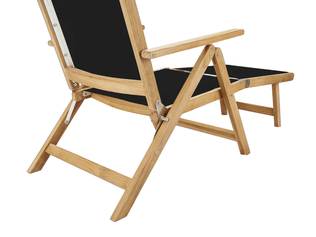 Aquitania Teak Patio Folding Lounge Deck Chair-Outdoor Lounge Chairs-HiTeak-LOOMLAN