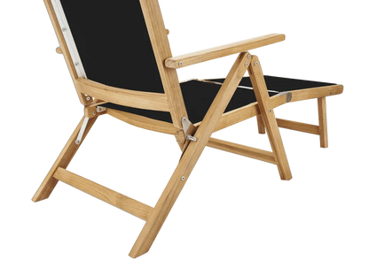 Aquitania Teak Patio Folding Lounge Deck Chair-Outdoor Lounge Chairs-HiTeak-LOOMLAN
