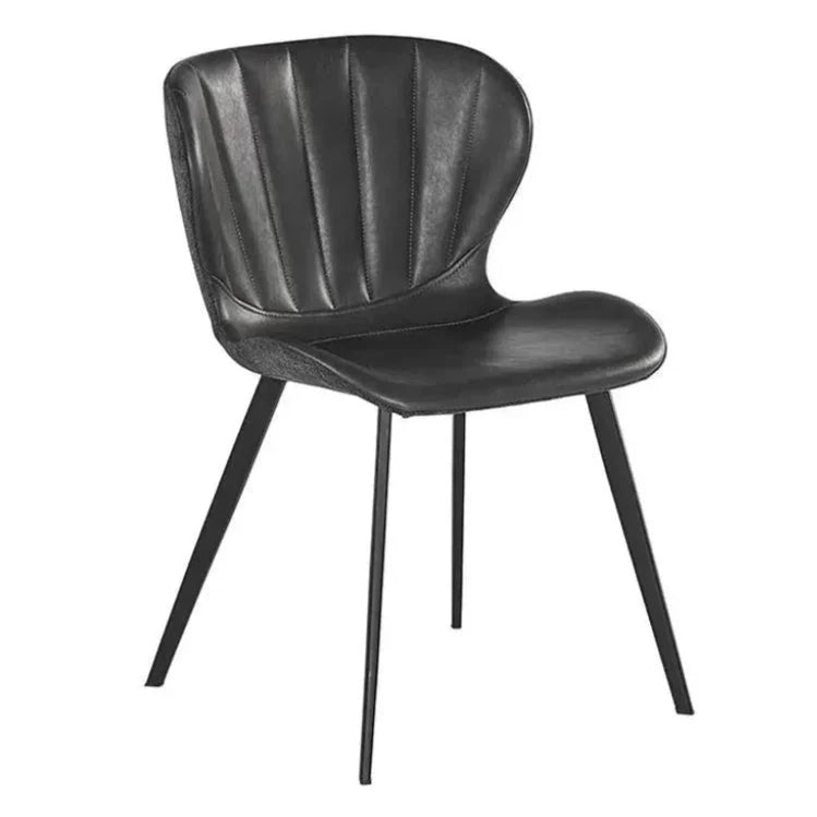 Arabella Leather Armless Dining Chair - LOOMLAN - SUNPAN - Dining Chairs