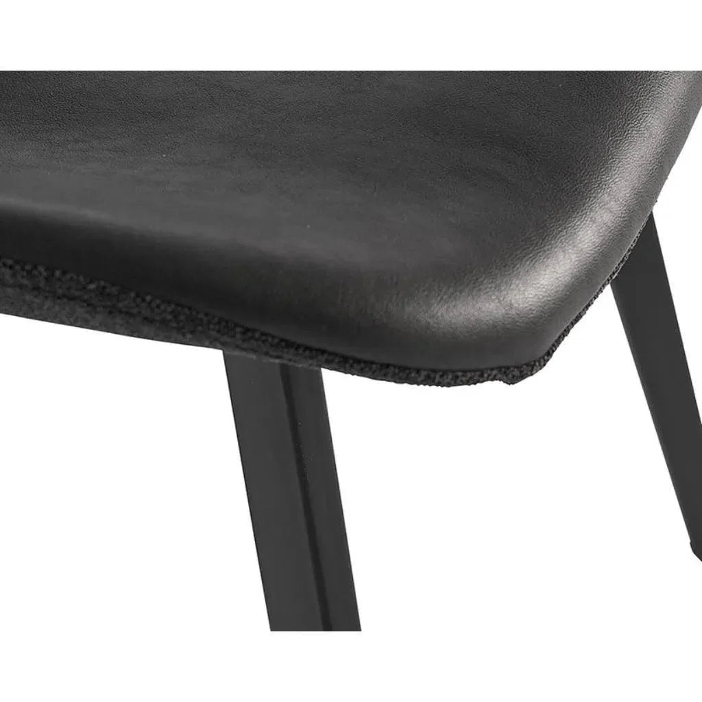 Arabella Leather Armless Dining Chair - LOOMLAN - SUNPAN - Dining Chairs