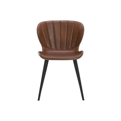 Arabella Leather Armless Dining Chair - LOOMLAN - SUNPAN - Dining Chairs