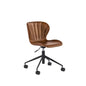 Arabella Leather Armless Office Chair-Office Chairs-SUNPAN-Bravo Cognac-LOOMLAN