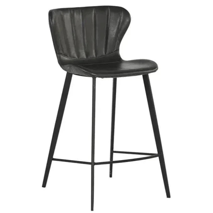 Arabella Leather Counter Stool - LOOMLAN - SUNPAN - Counter Stools