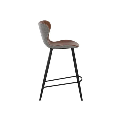 Arabella Leather Counter Stool - LOOMLAN - SUNPAN - Counter Stools