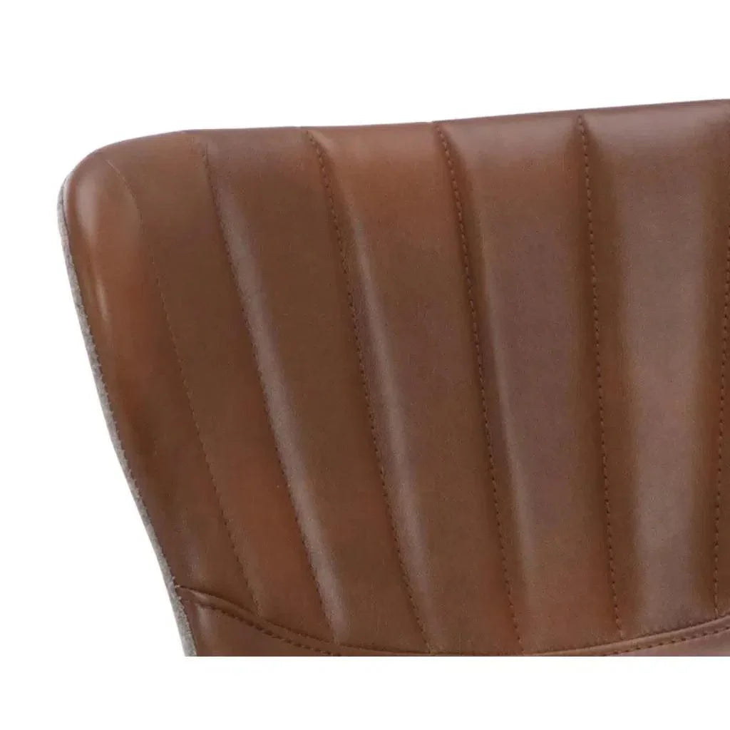 Arabella Leather Counter Stool - LOOMLAN - SUNPAN - Counter Stools