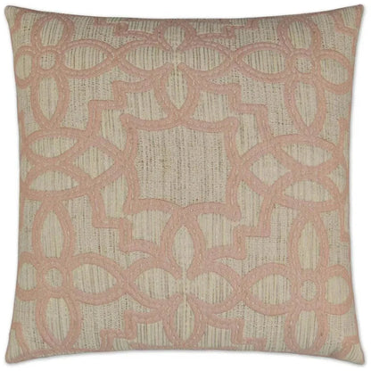 Arabesque Blush Brown Throw Pillow Insert - LOOMLAN - Throw Pillows