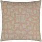 Arabesque Blush Brown Throw Pillow Insert - LOOMLAN - Throw Pillows